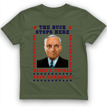 Harry Truman T-Shirt Military Green / S