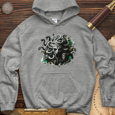 Haunting Medusa With Snake Hoodie