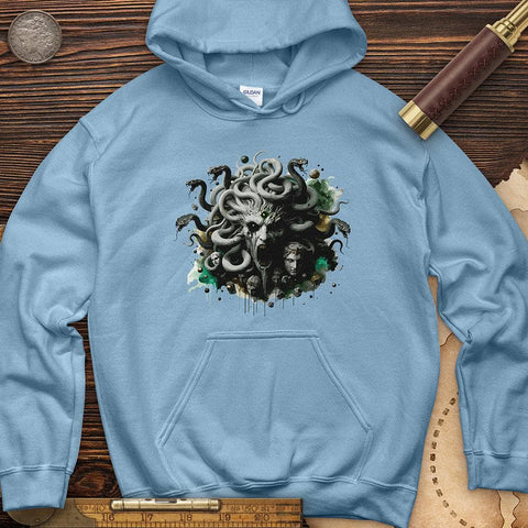 Haunting Medusa With Snake Hoodie