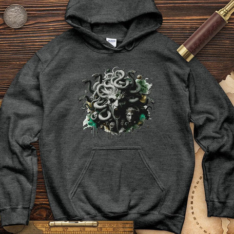 Haunting Medusa With Snake Hoodie