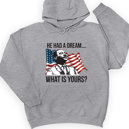 He Had A Dream Hoodie Sport Grey / S