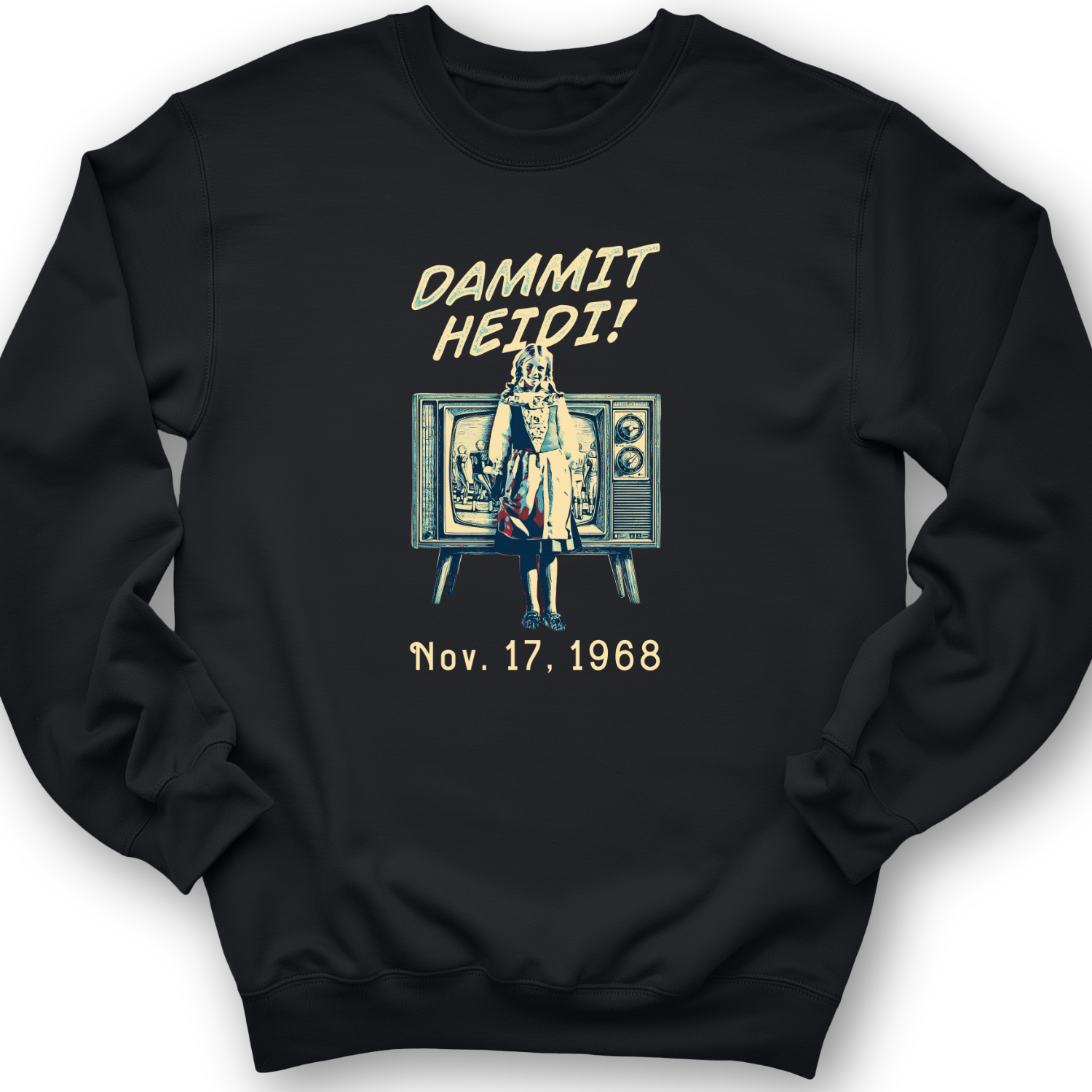 Heidi Bowl Crewneck Black / S