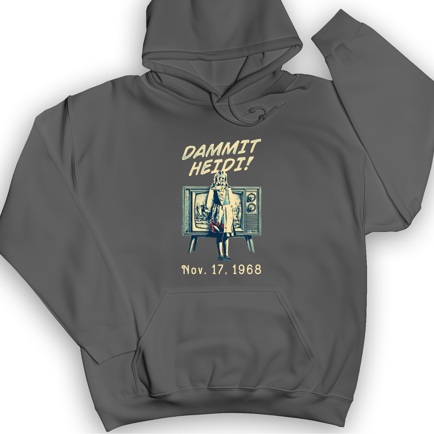 Heidi Bowl Hoodie Charcoal / S