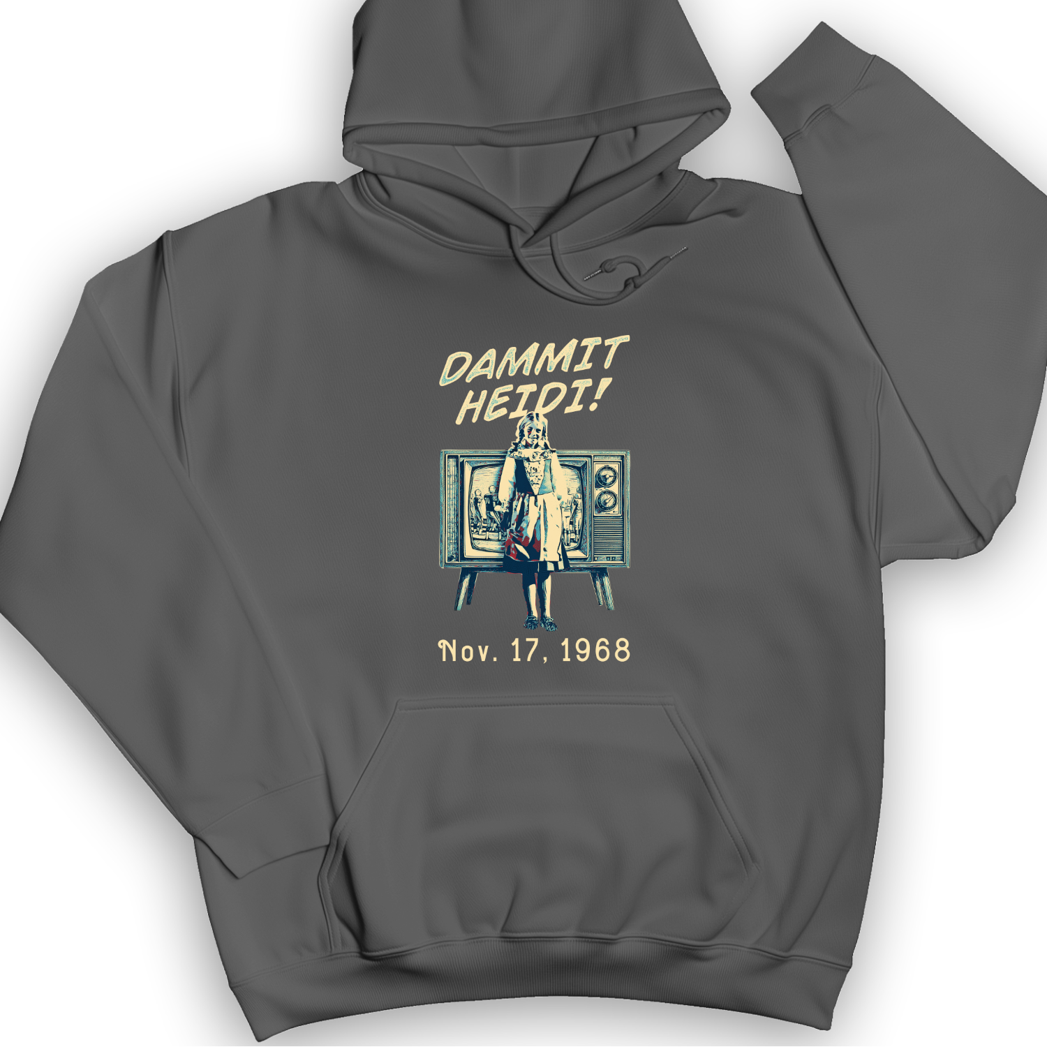 Heidi Bowl Hoodie Charcoal / S