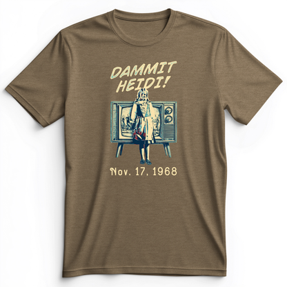 Heidi Bowl Premium Tee Heather Olive / S