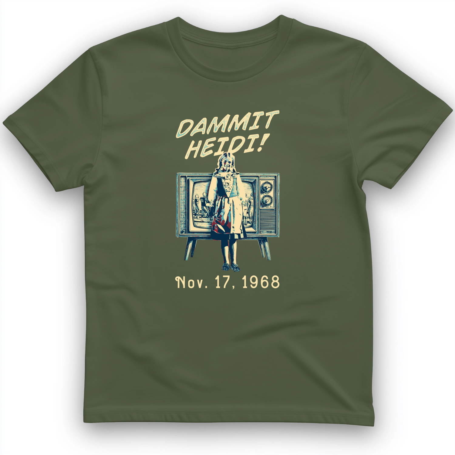 Heidi Bowl T-Shirt Military Green / S