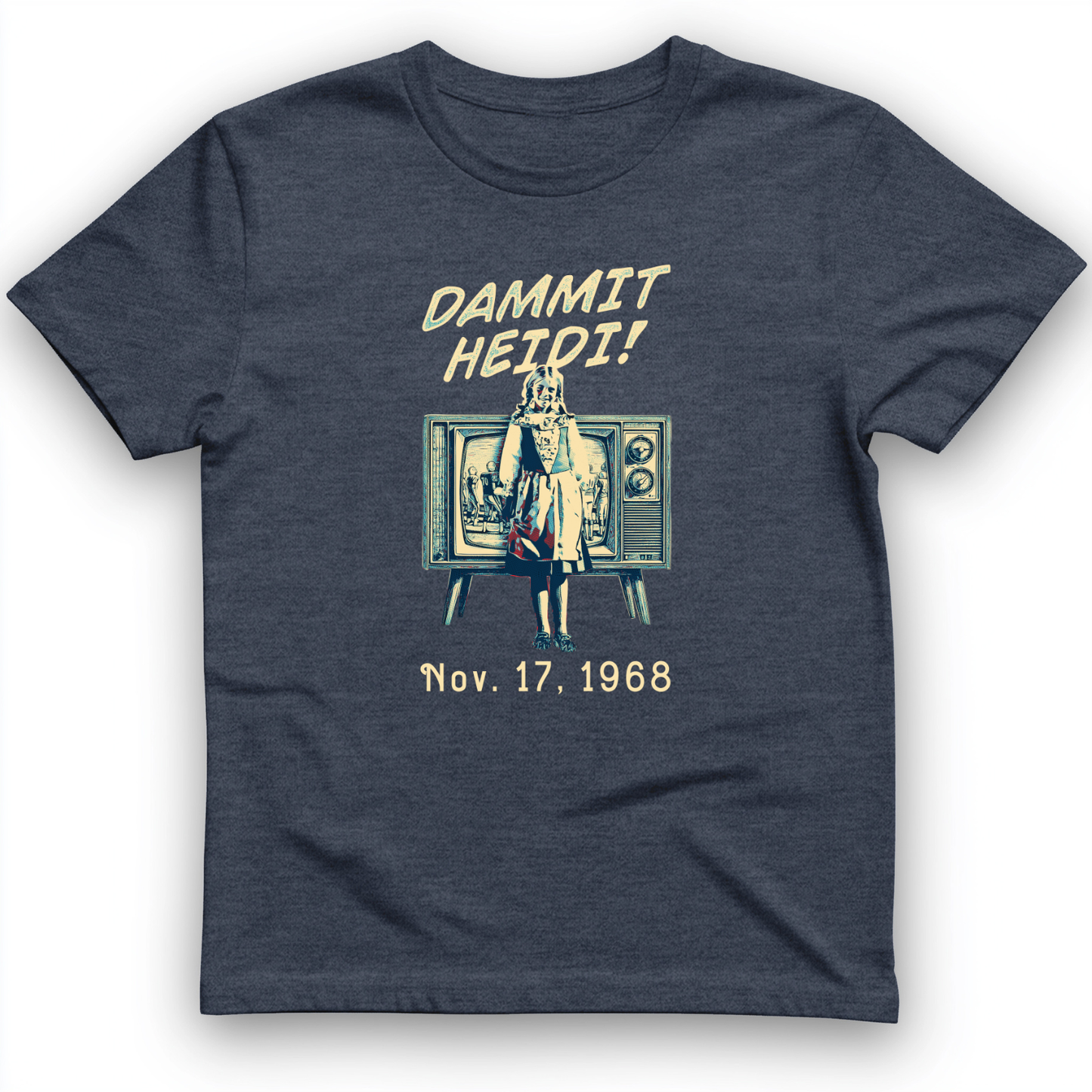 Heidi Bowl T-Shirt Heather Navy / S