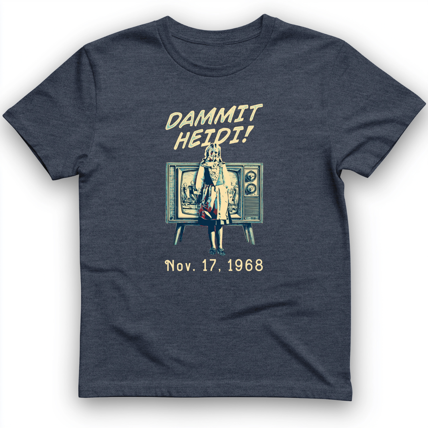 Heidi Bowl T-Shirt Heather Navy / S