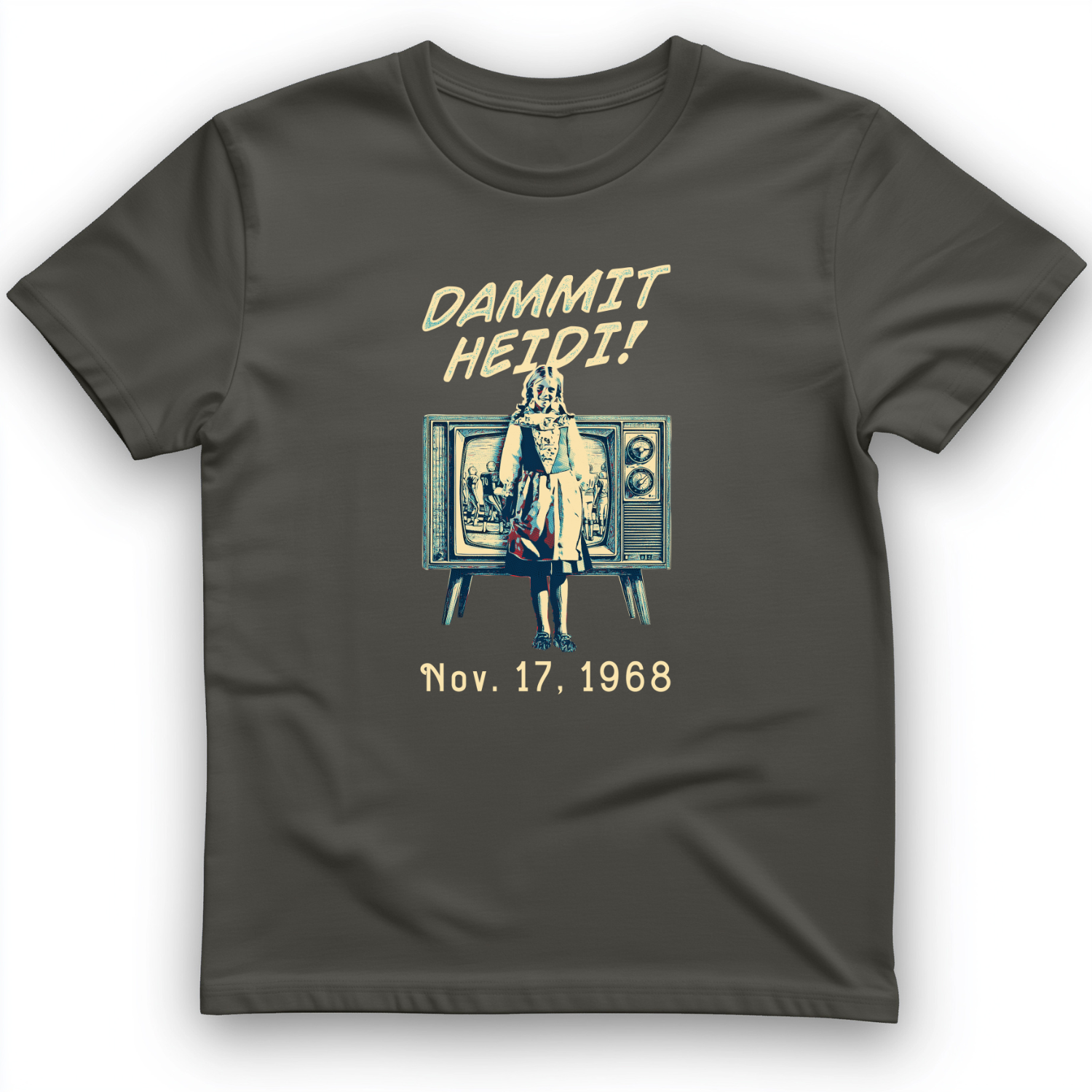 Heidi Bowl T-Shirt Charcoal / S