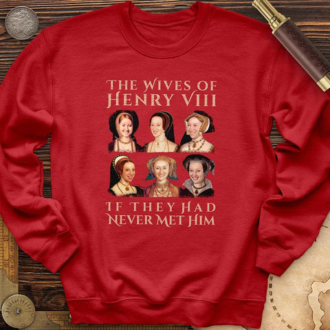 Henry's Wives Crewneck Red / S