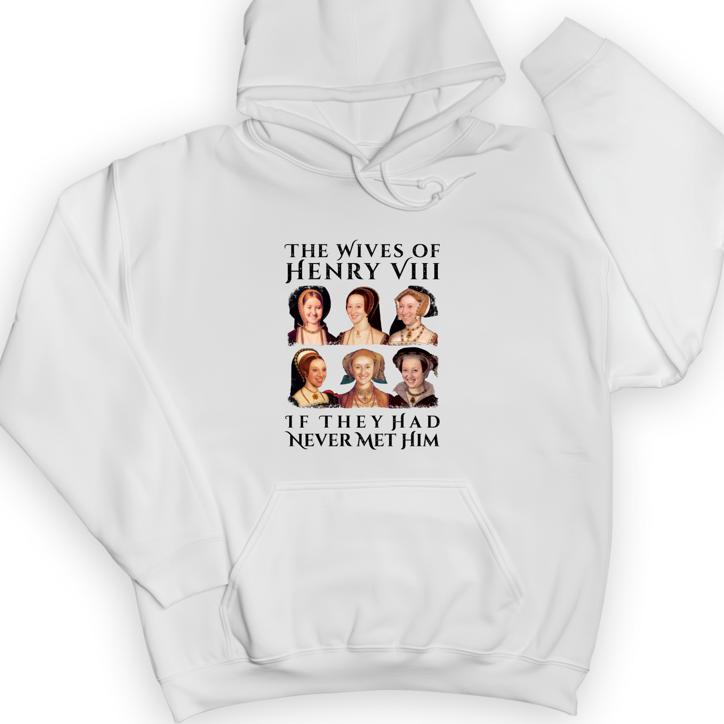 Henry's Wives Hoodie White / S
