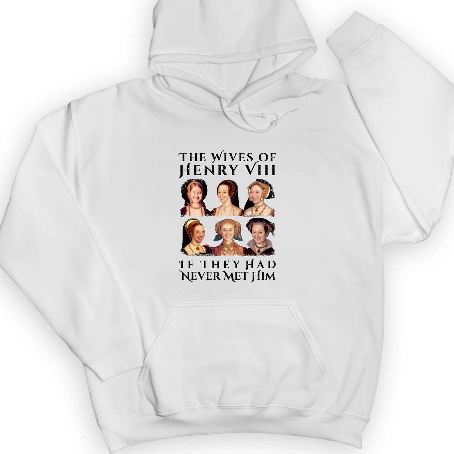 Henry's Wives Hoodie White / S