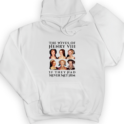 Henry's Wives Hoodie White / S