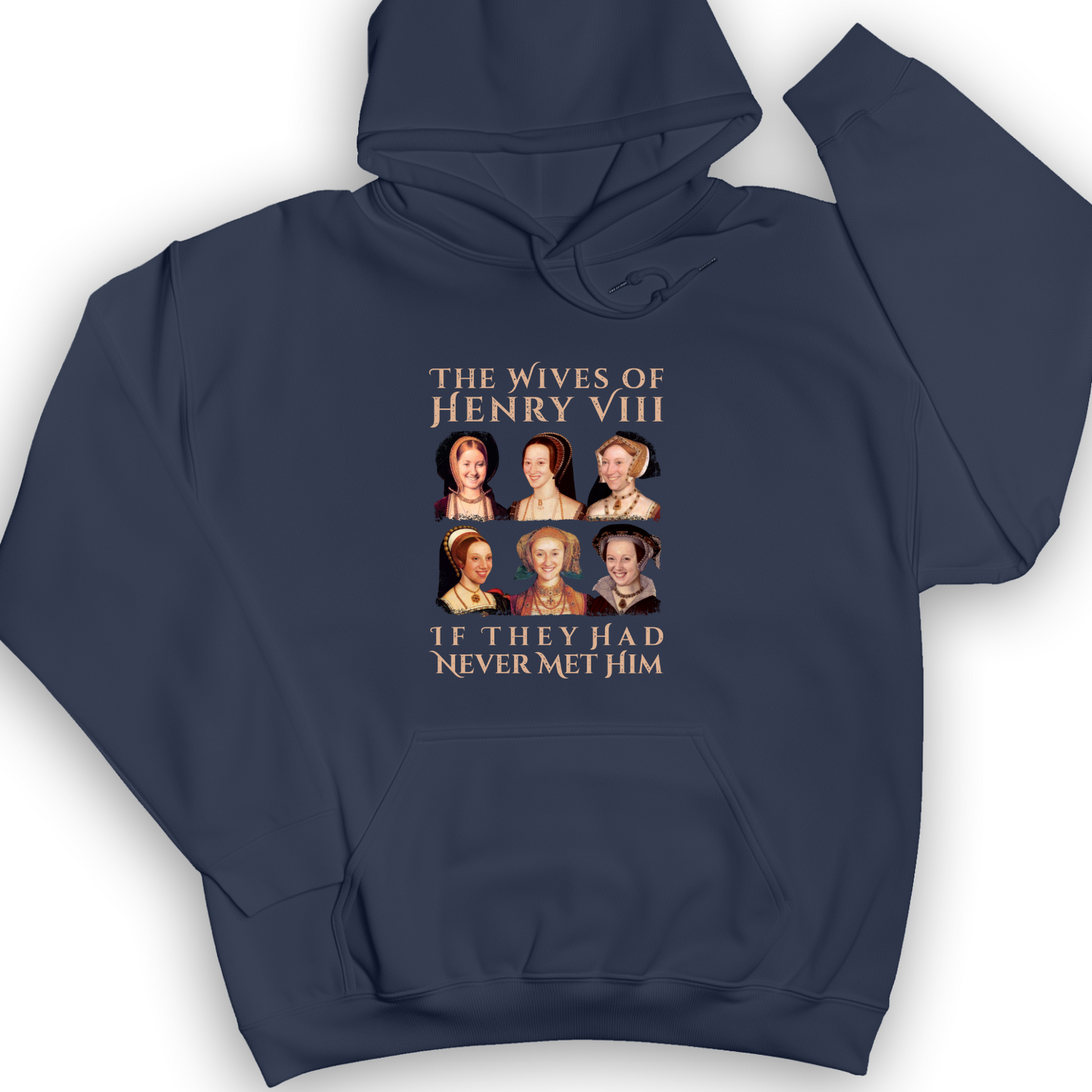 Henry's Wives Hoodie Navy / S