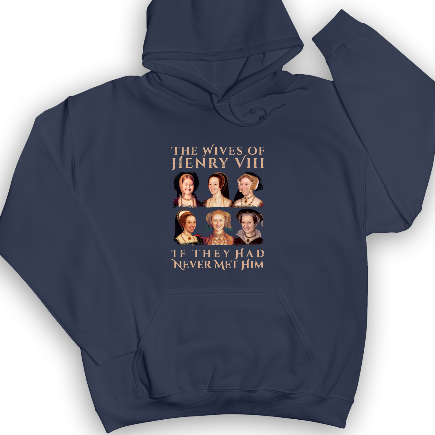 Henry's Wives Hoodie Navy / S