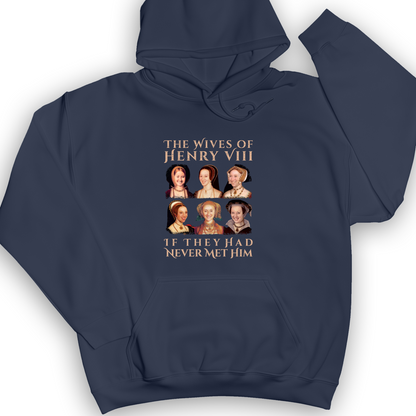 Henry's Wives Hoodie Navy / S