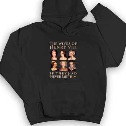 Henry's Wives Hoodie Black / S