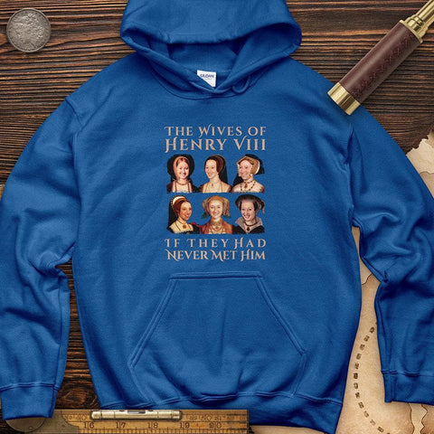 Henry's Wives Hoodie Royal / S