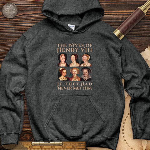 Henry's Wives Hoodie Dark Heather / S