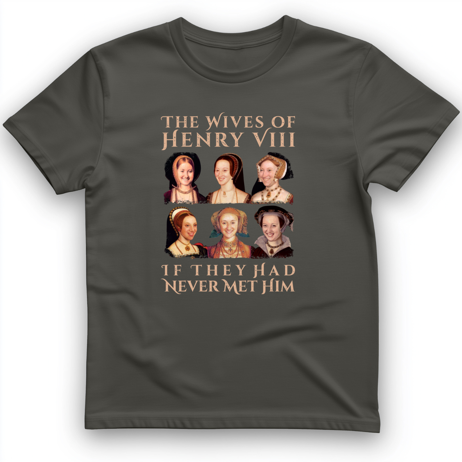Henry's Wives T-Shirt Charcoal / S