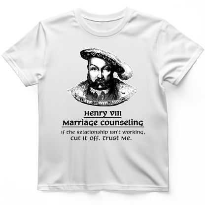 Henry VIII Cut It Off T-Shirt White / S