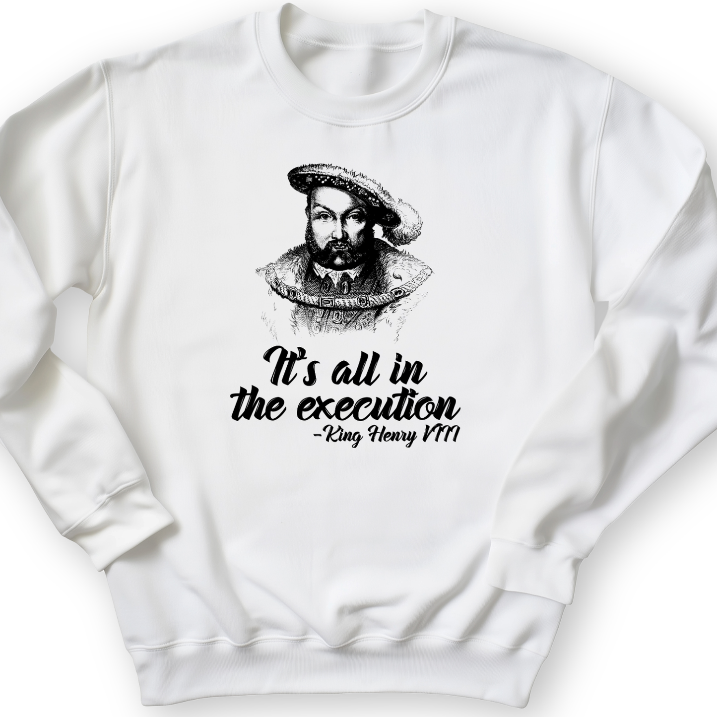 Henry VIII Execution Crewneck White / S