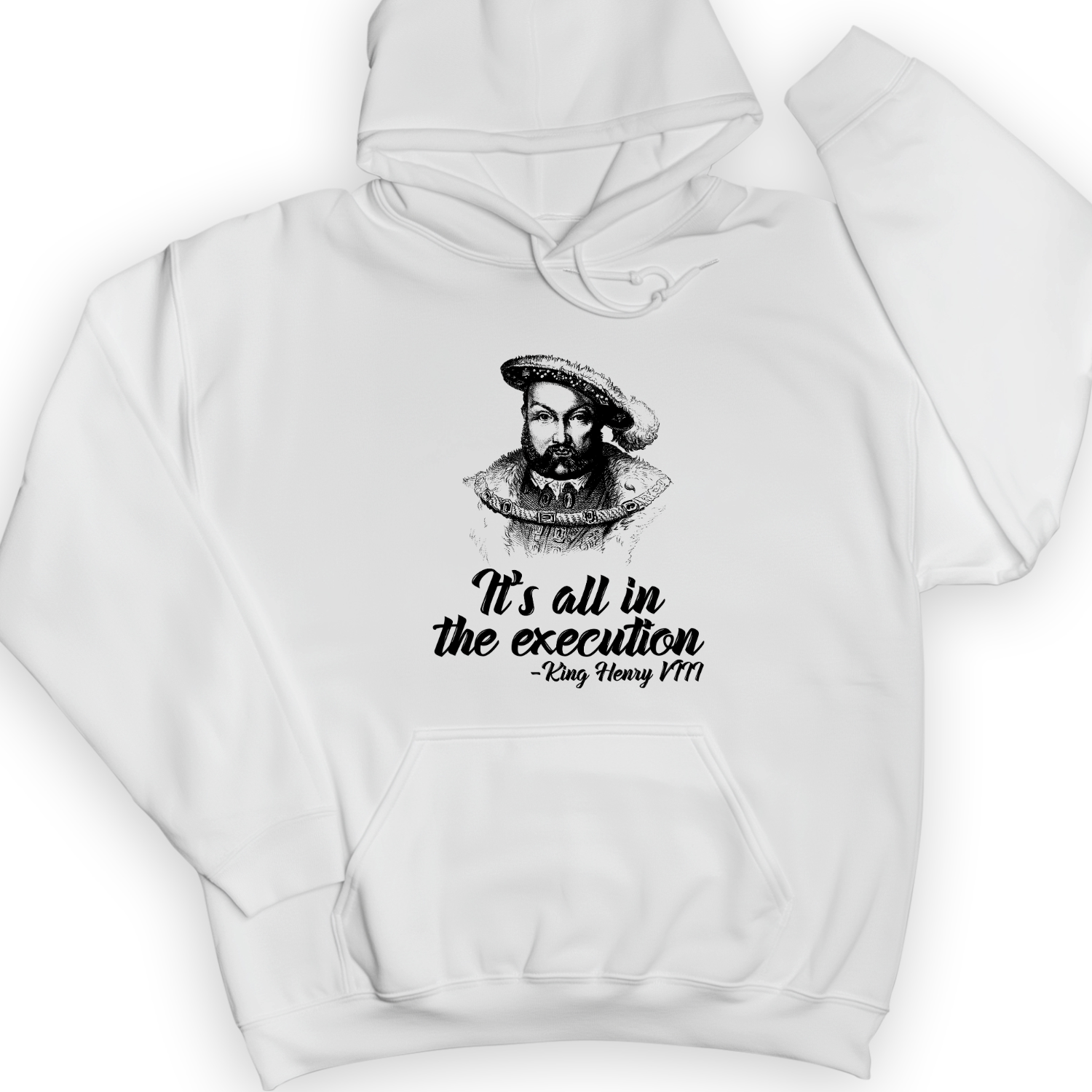 Henry VIII Execution Hoodie White / S