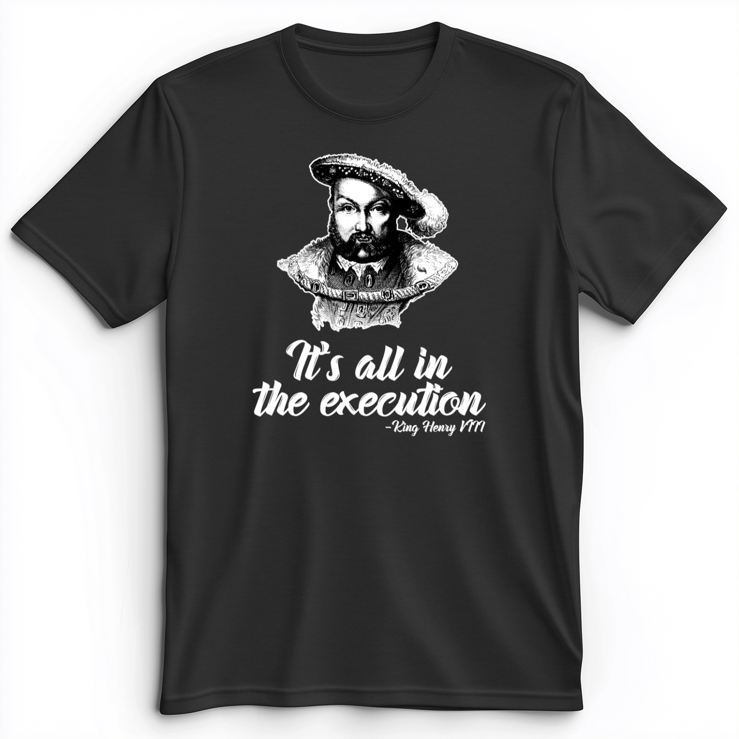 Henry VIII Execution Premium Tee Dark Grey Heather / S