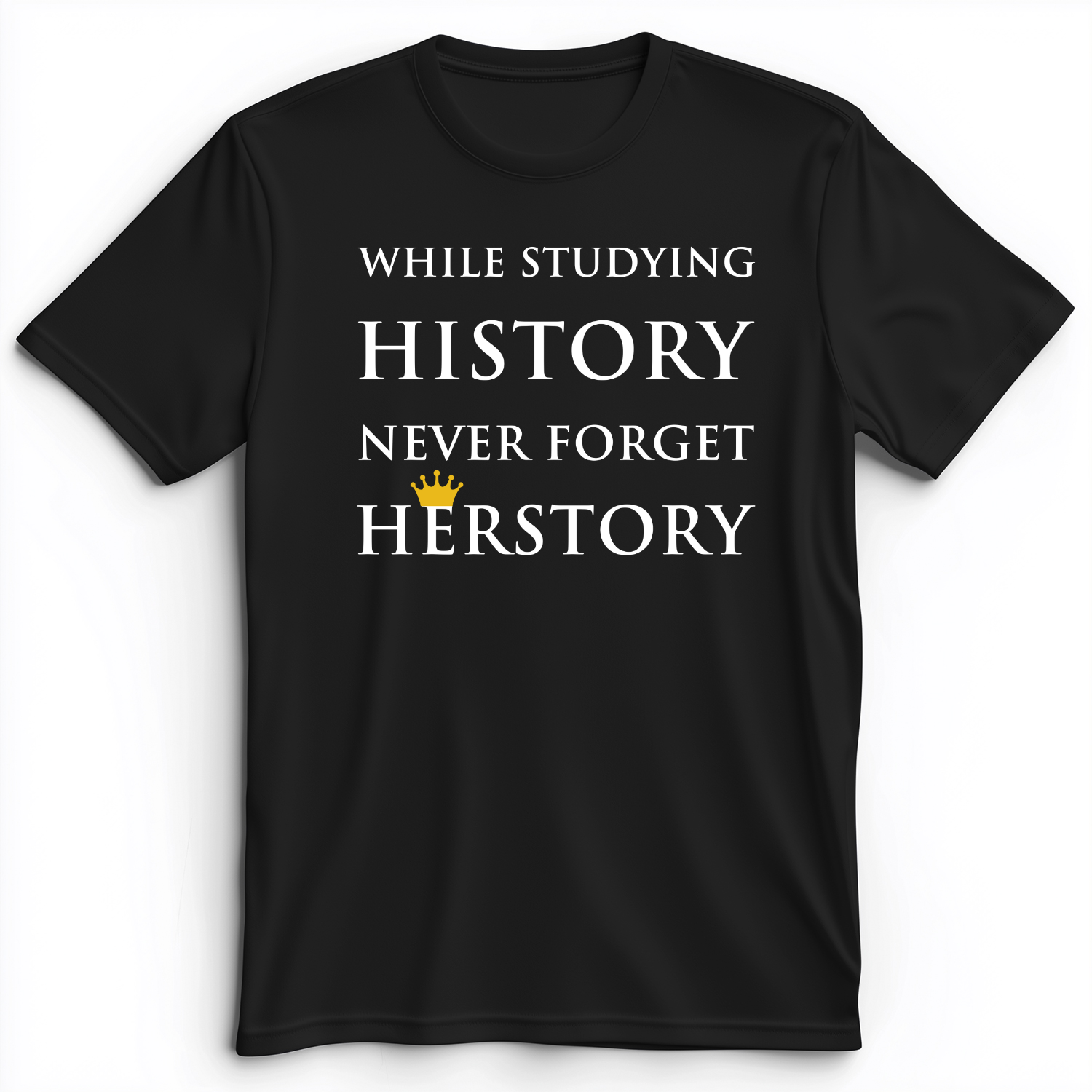 Herstory Premium Tee Black / S