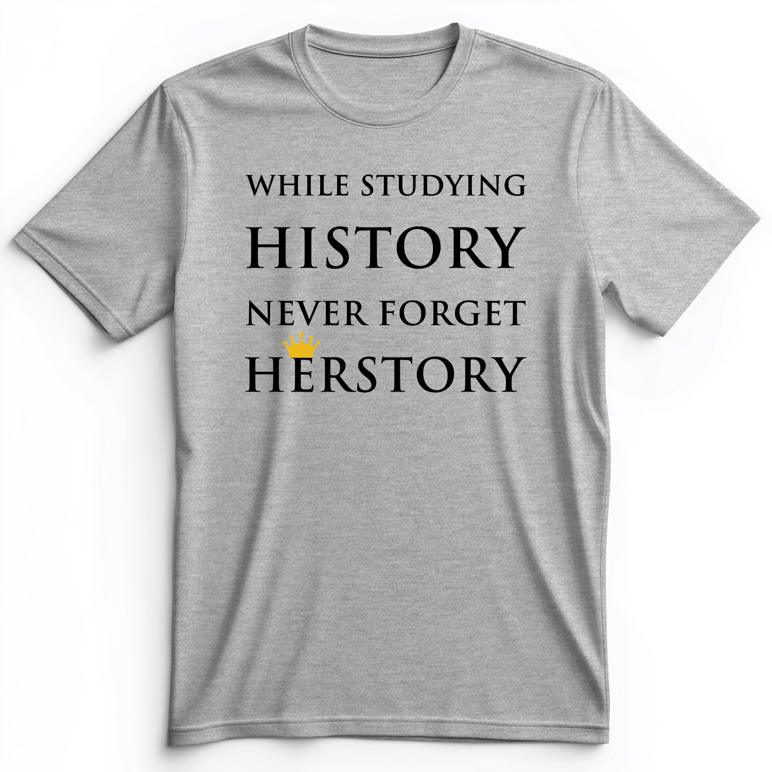 Herstory Premium Tee Athletic Heather / S
