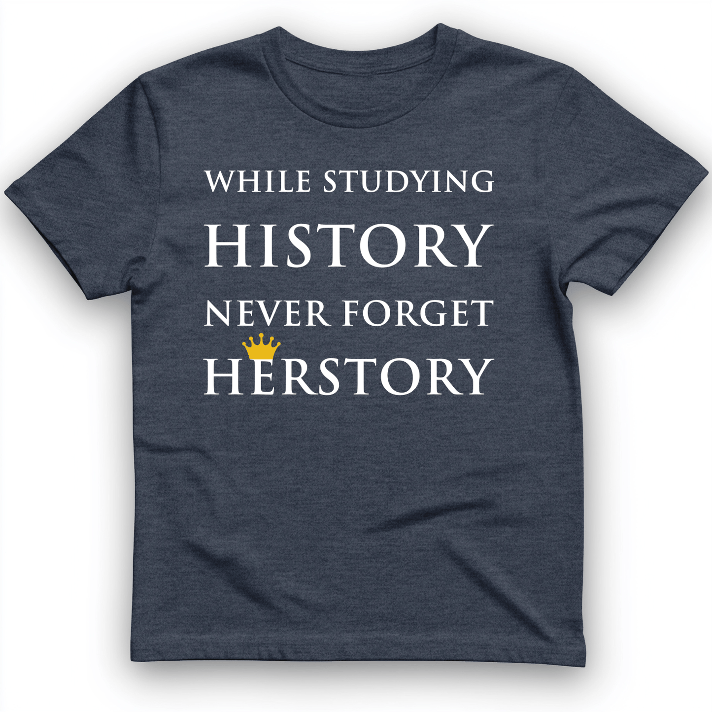 Herstory T-Shirt Heather Navy / S