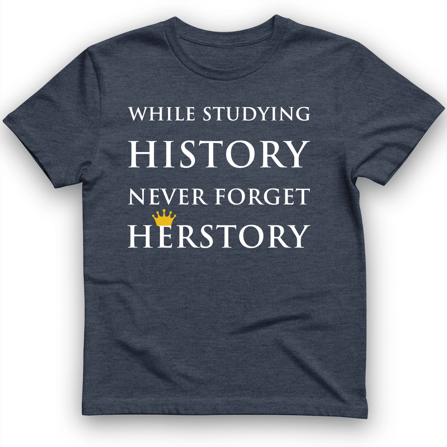 Herstory T-Shirt Heather Navy / S