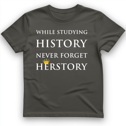 Herstory T-Shirt Charcoal / S