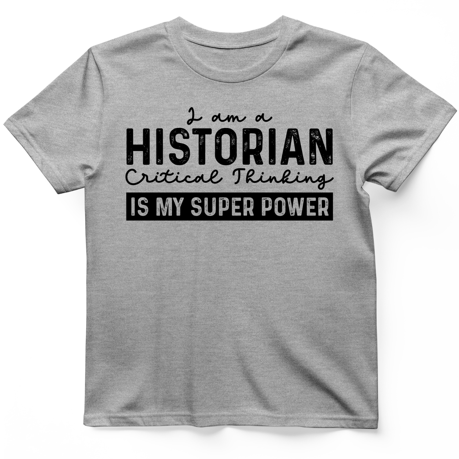 Historian Critical Thinking T-Shirt Sport Grey / S