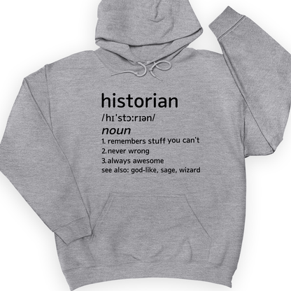 Historian Defined Hoodie Sport Grey / S