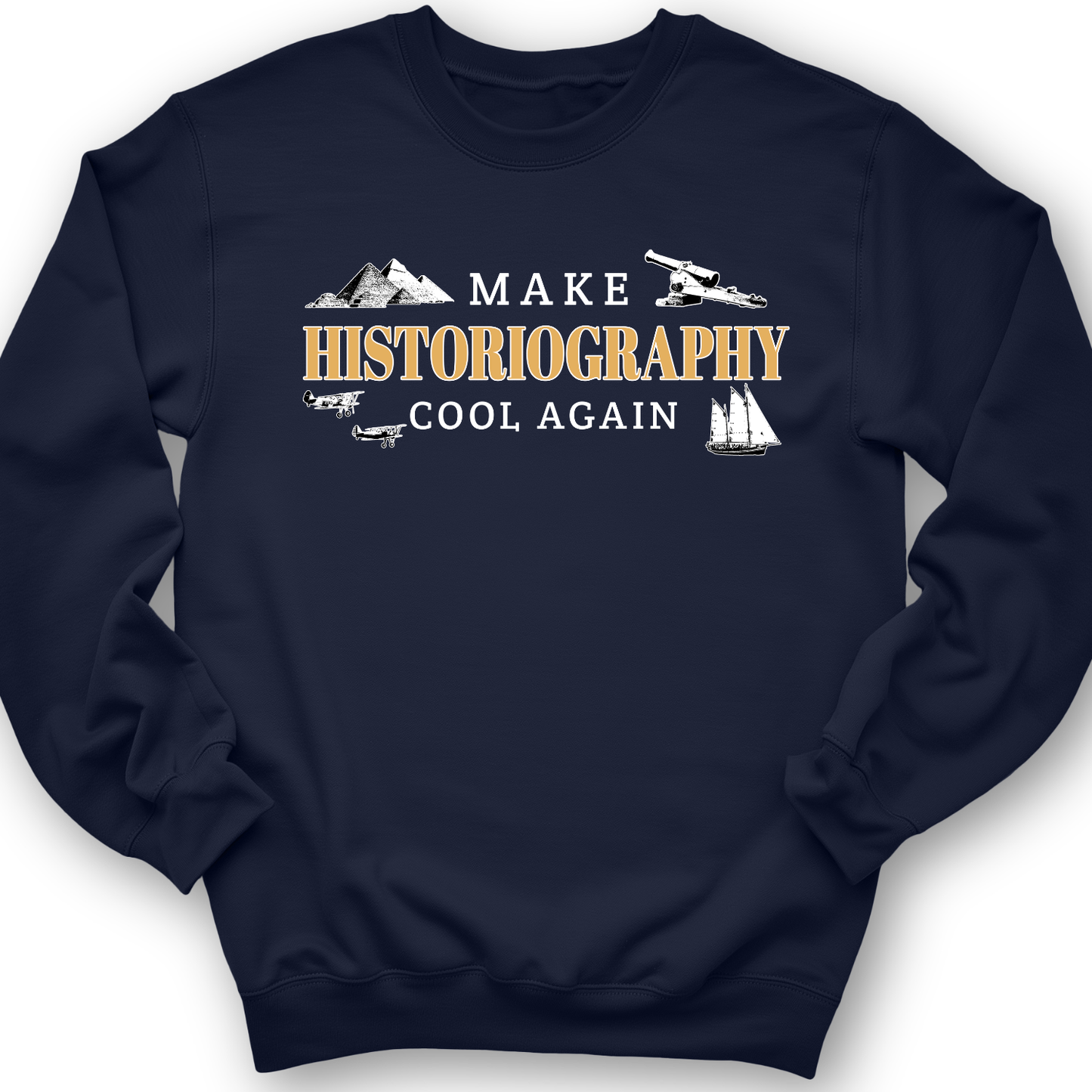 Historiography Matters Crewneck Navy / S