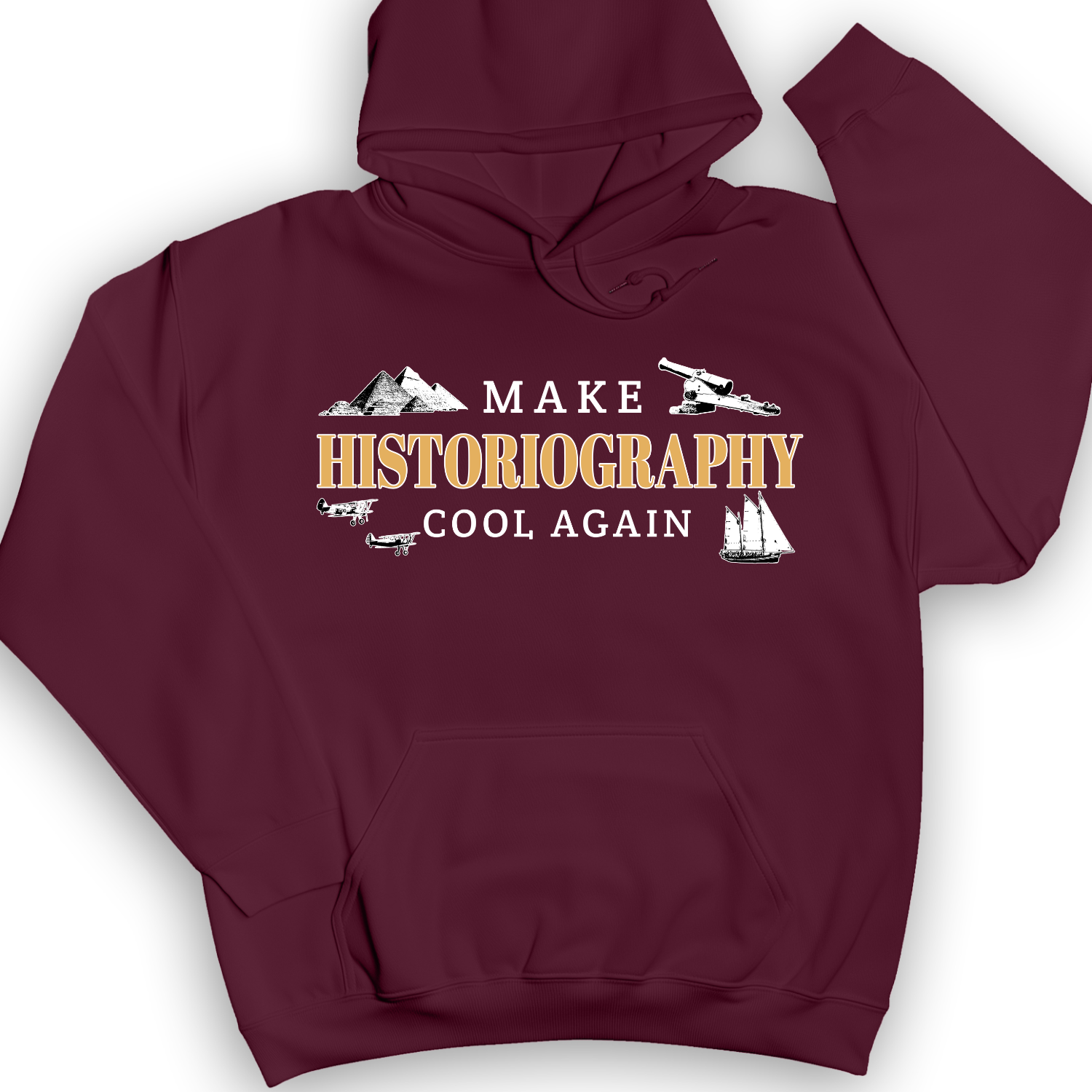 Historiography Matters Hoodie Maroon / S