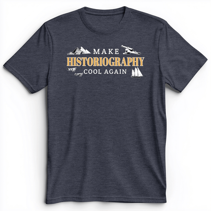 Historiography Matters Premium Tee Heather Navy / S