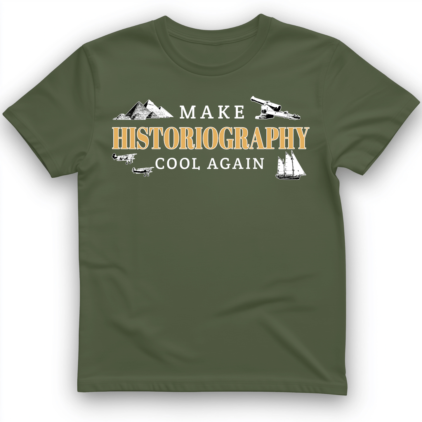 Historiography Matters T-Shirt Military Green / S