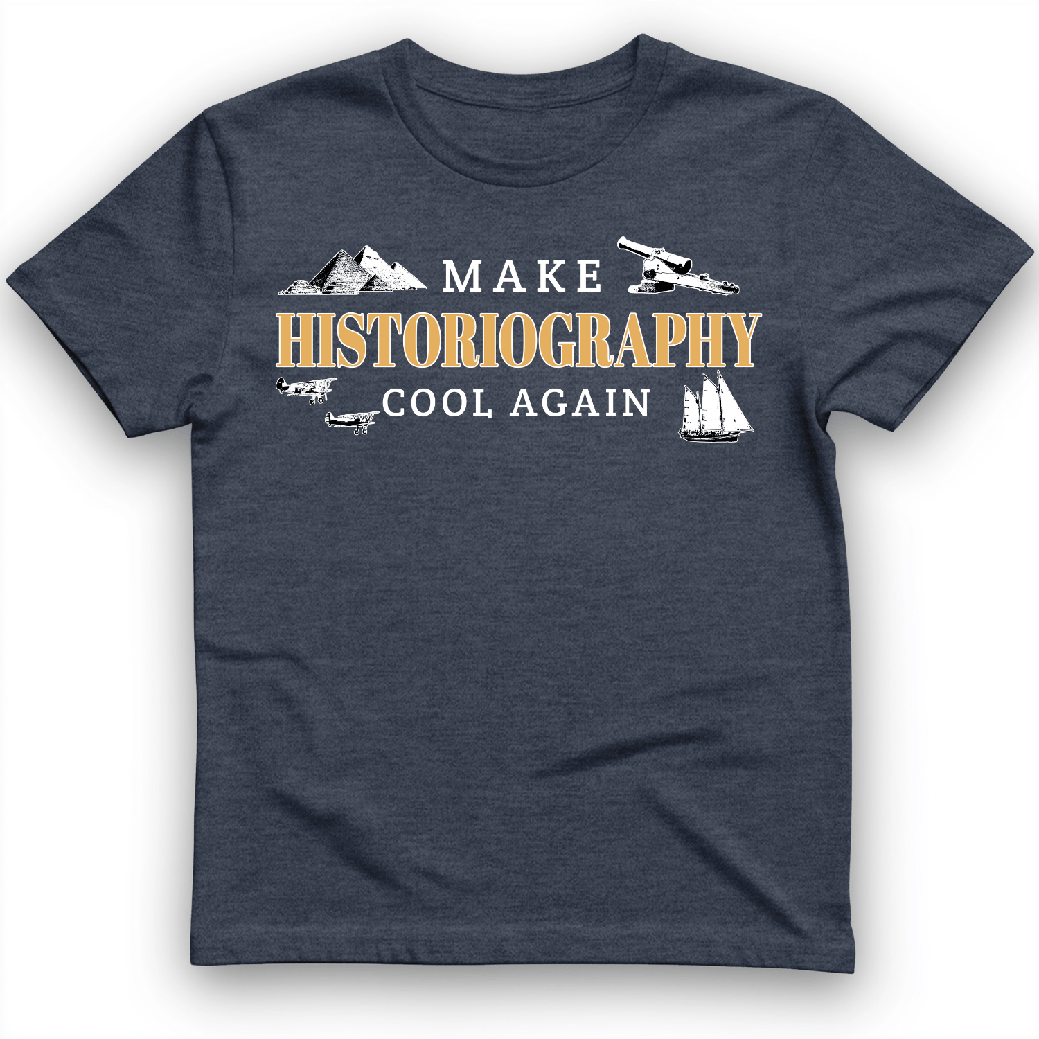 Historiography Matters T-Shirt Heather Navy / S
