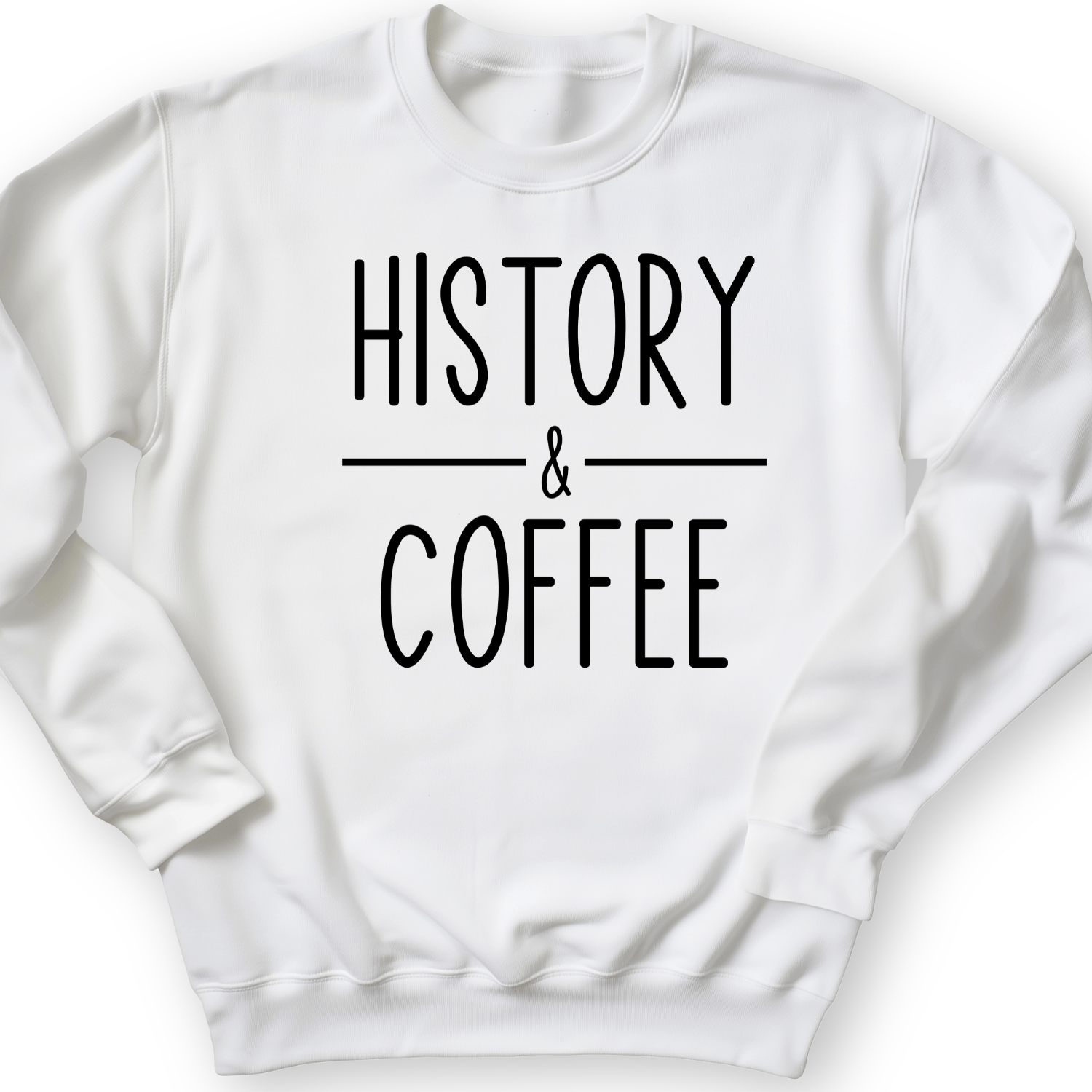 History And Coffee Crewneck White / S