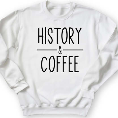 History And Coffee Crewneck White / S