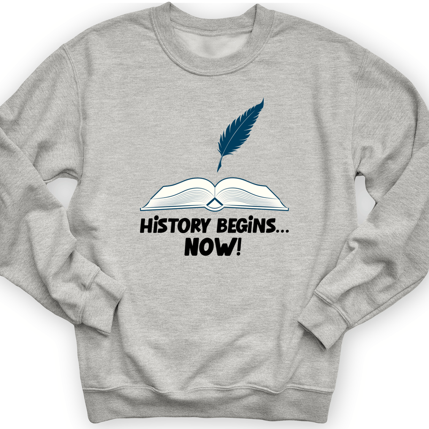 History Begins Now Crewneck Sport Grey / S