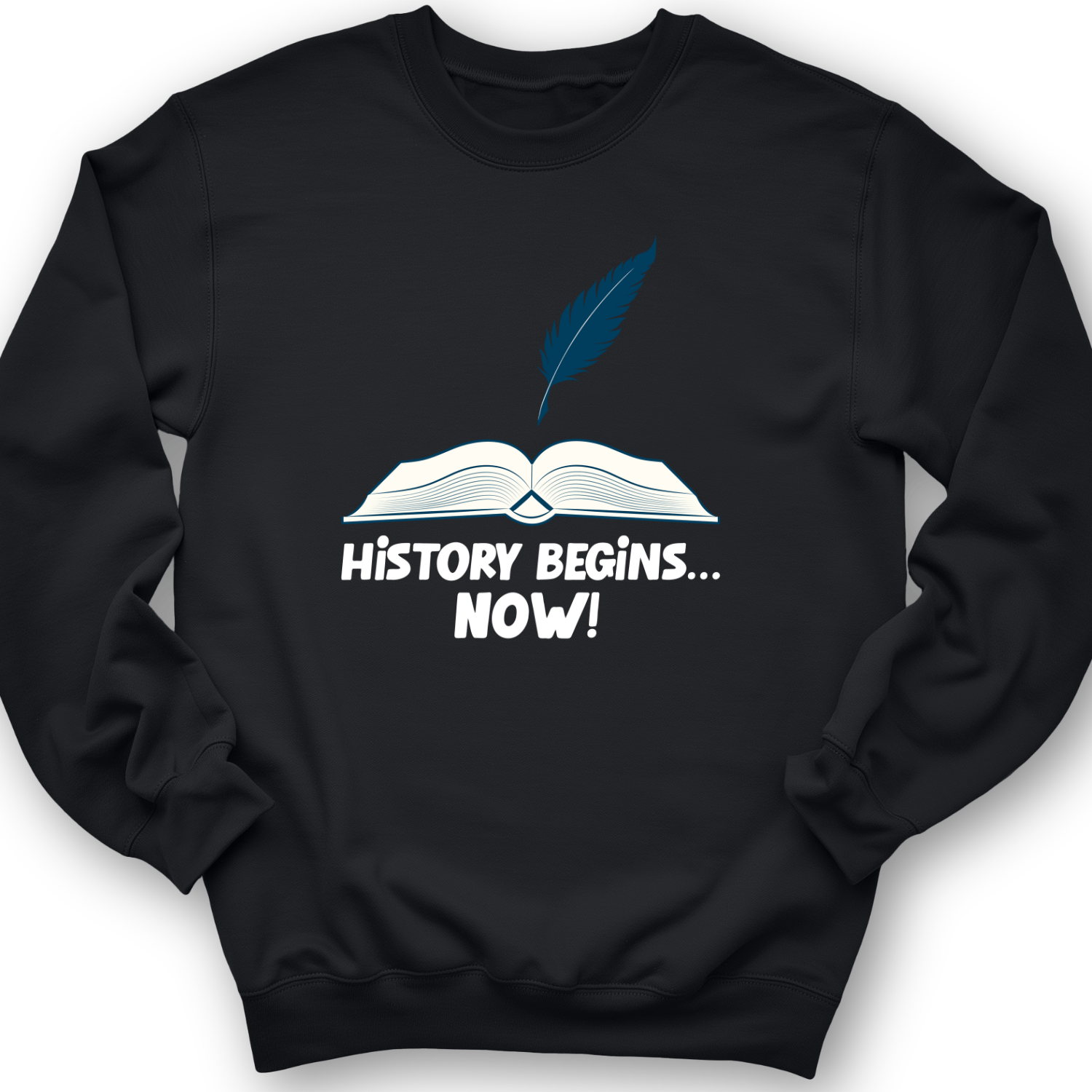 History Begins Now Crewneck Black / S