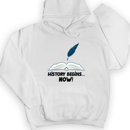 History Begins Now Hoodie White / S