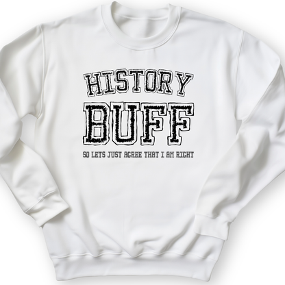 History Buff Crewneck White / S