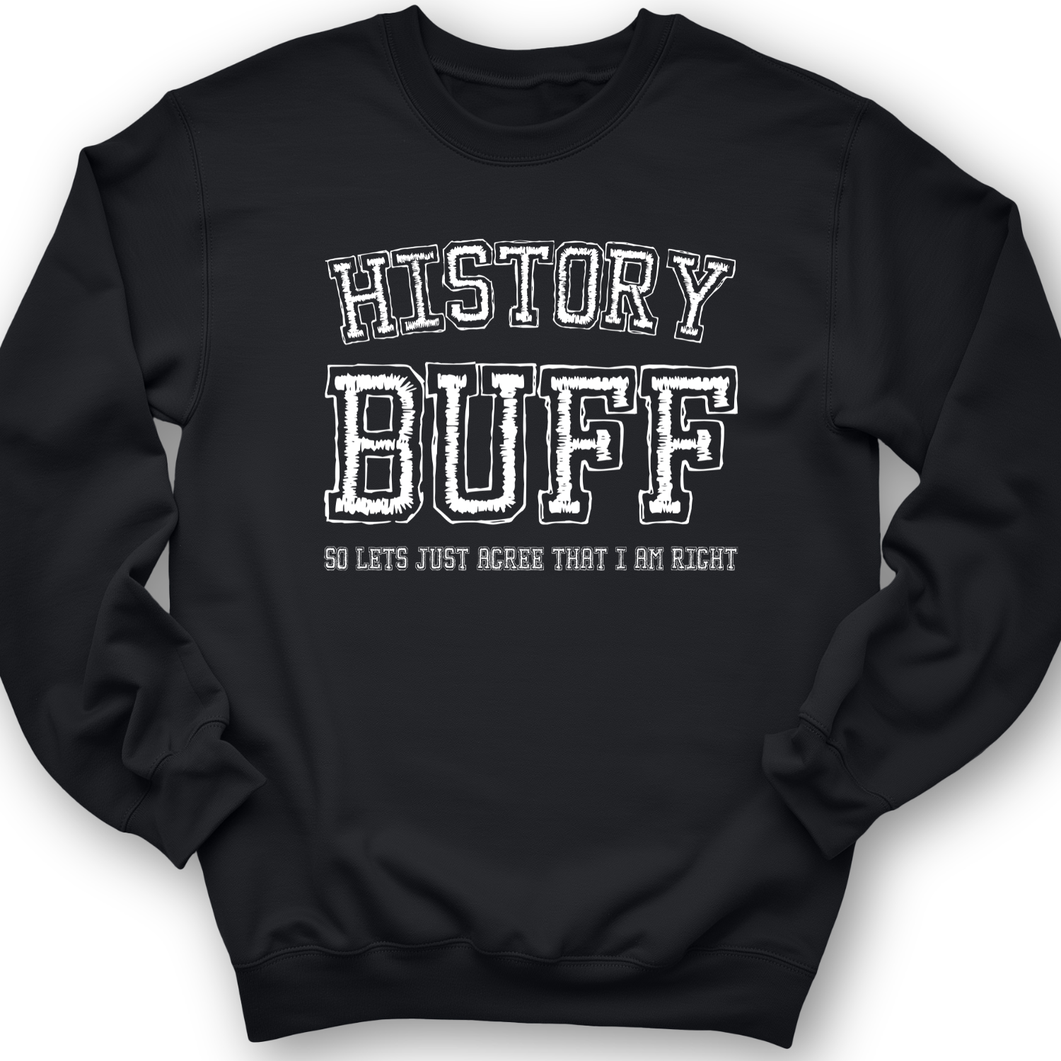 History Buff Crewneck Black / S