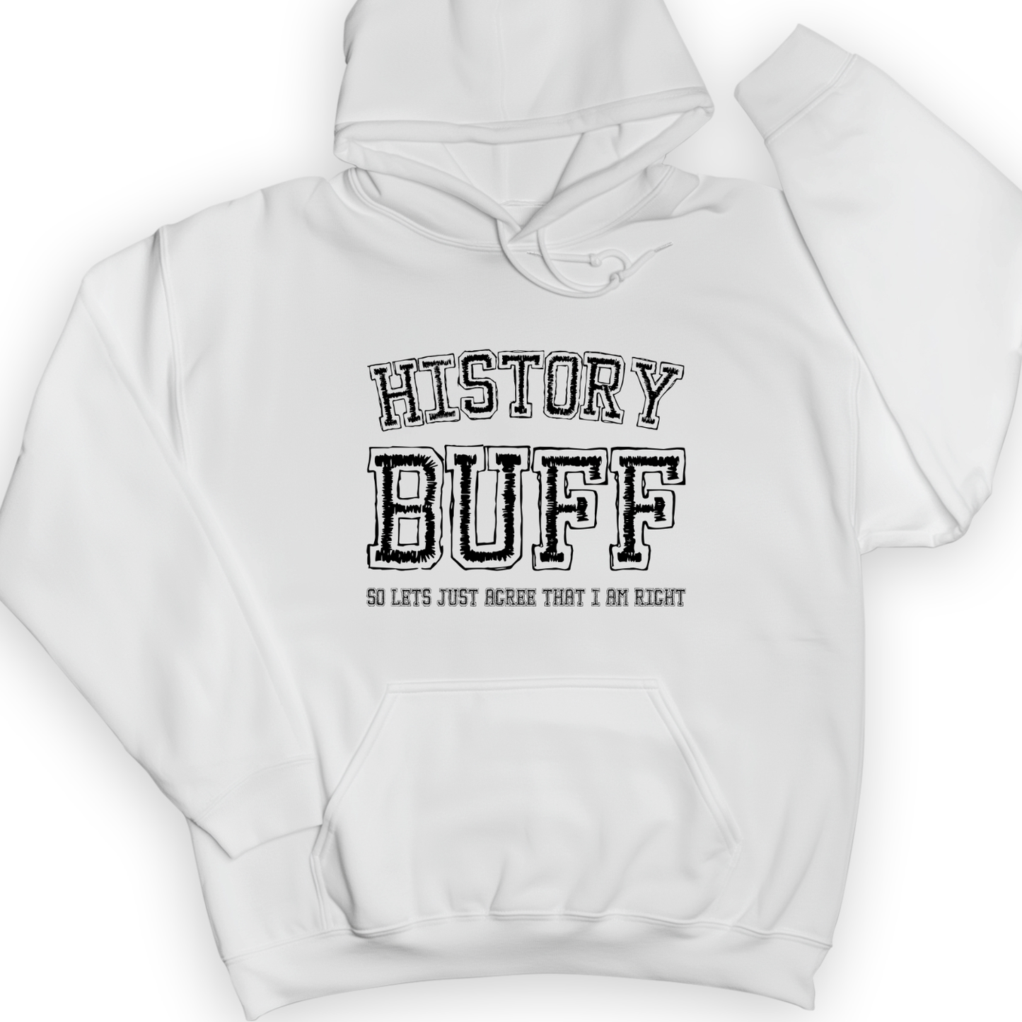 History Buff Hoodie White / S