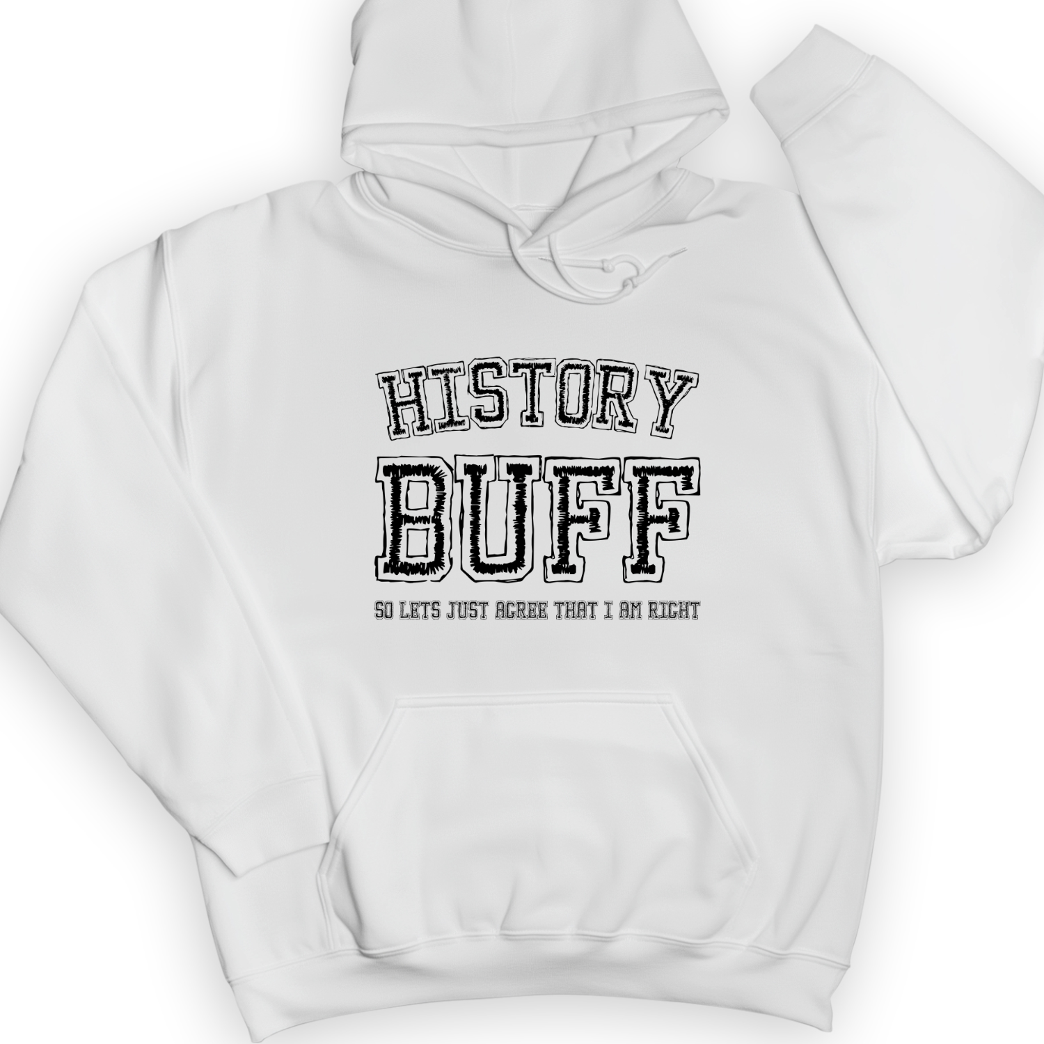 History Buff Hoodie White / S