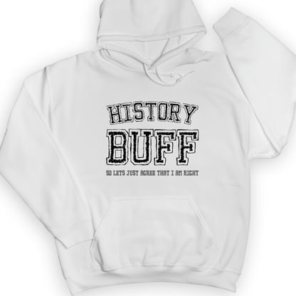 History Buff Hoodie White / S